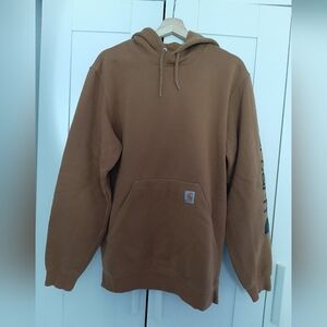 Men's Carhartt Brown Loose-fit Hoodie Size Medium